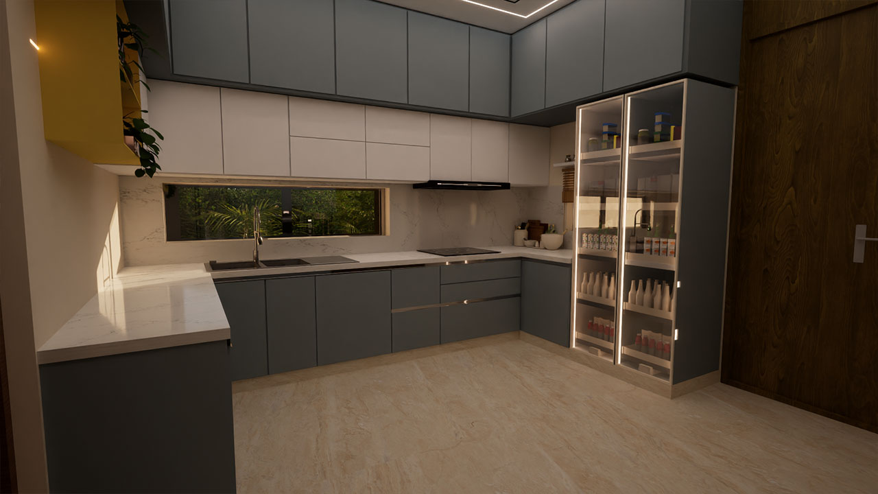 Modular Kitchen Interiors Dot n Dot Vijayawada