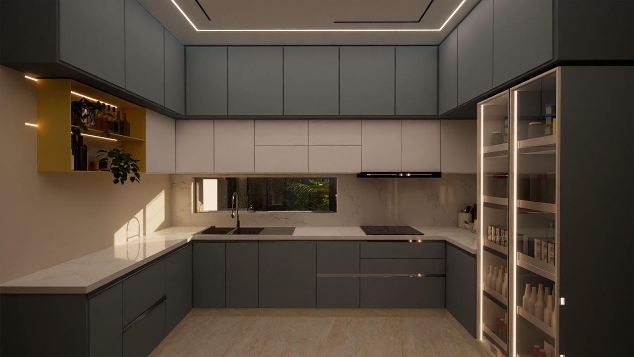 Modular Kitchen Interiors Dot n Dot Vijayawada1