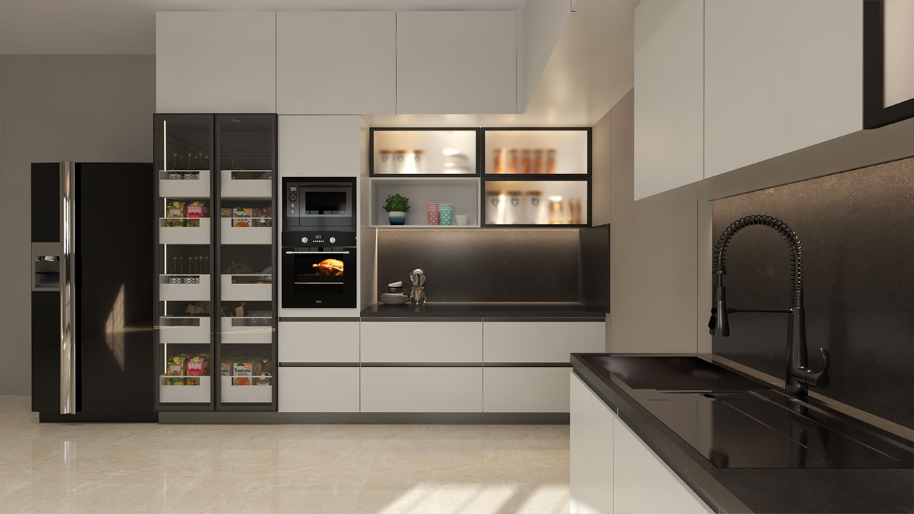 Modular Kitchen Interiors Dot n Dot Vijayawada16