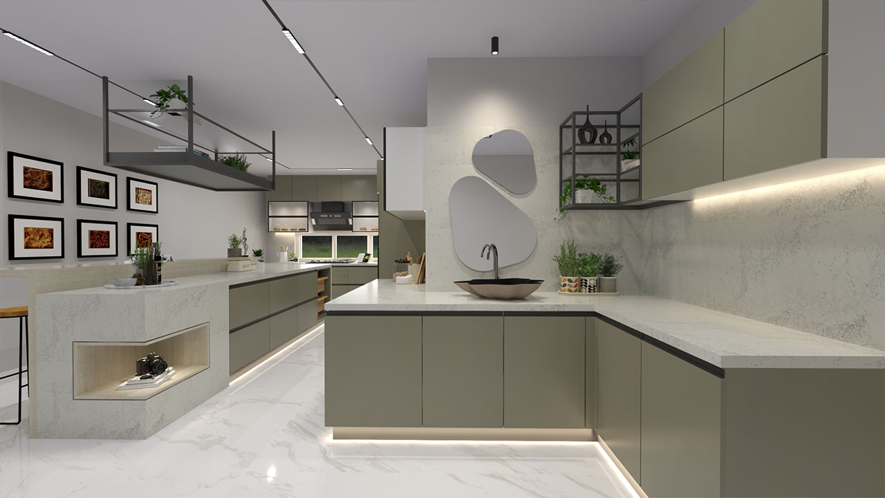 Modular Kitchen Interiors Dot n Dot Vijayawada7